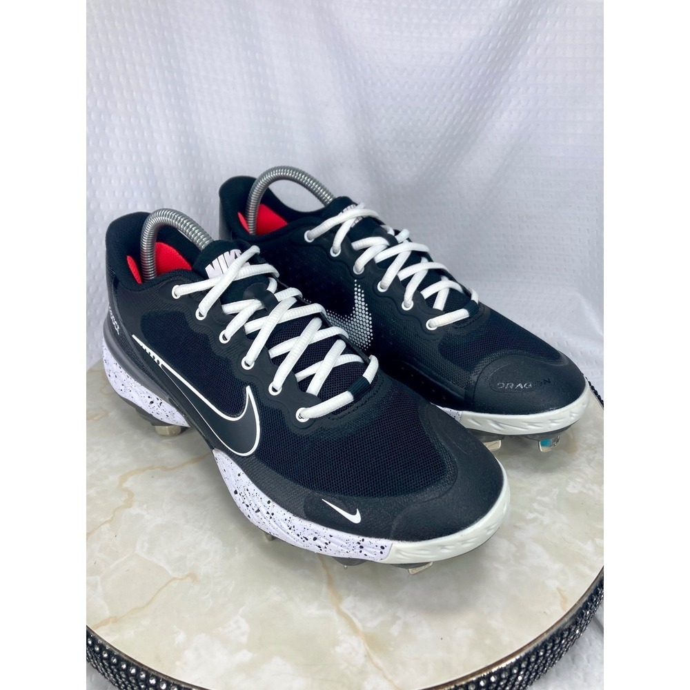 Nike Alpha Huarache Elite 3 Low Baseball Cleats Shoes Mens 7.5 Black Sporty New